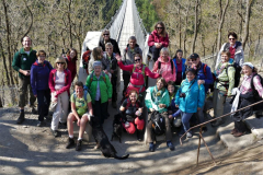 Hängeseilbrücke -Strimmiger Berg